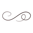 © King - Line flourish swirl vector calligraphy ornament element