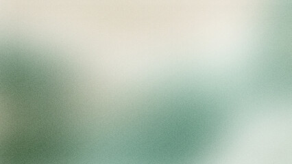 Canvas Print - green and beige gradient background with noise texture. grainy bright color gradient abstract wallpa