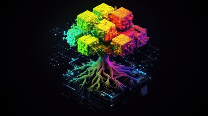 Digital Tree of Growth