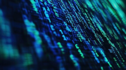 Abstract Digital Code Background
