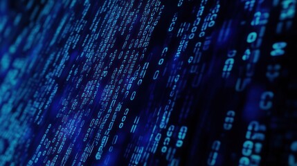 Abstract Digital Code Background