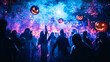 © GoldPumaze - A Halloween party featuring spooky dance-offs and themed music.