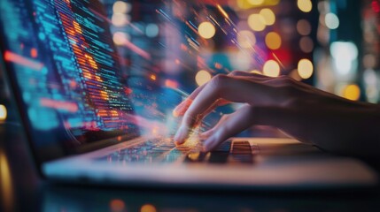 Coding in a Blur of Light