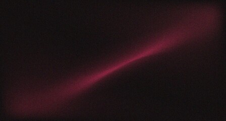 Wall Mural - black red grainy gradient background glowing color wave on dark backdrop, noise texture banner heade
