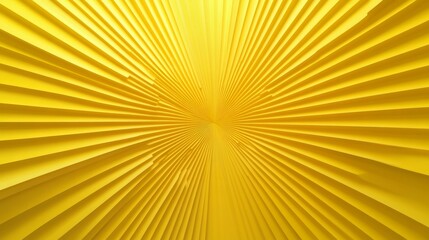 Sticker - Yellow striped background converging towards the centre of the image, creating a vanishing point and a perspective effect