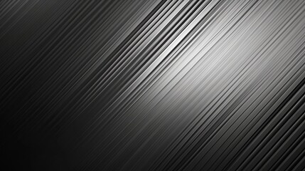 Poster - Captivating black and white background with diagonal lines transitioning from black to white, exuding energy and power with a modern and sleek feel