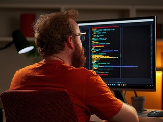 back-end programmer writing server-side code in languages like java or nodejs, programmer, back-end 