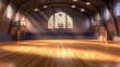 © Matcha_09 - Bright and Spacious Basketball Court Interior