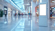 © Mhee Offset - A flyer showcasing an interactive digital kiosk with a touch screen, set against the backdrop of a spacious shopping mall. The screen displays vibrant, animated content, drawing the attention of