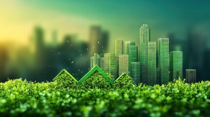 Green Cityscape: Sustainable Future