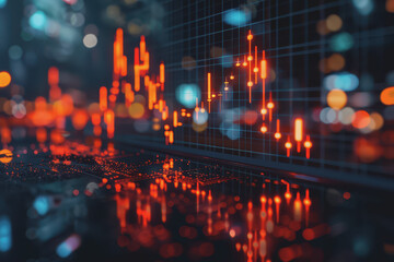 Stock prices vs trading volume scatter plot, strong positive correlation, investor interest rise.