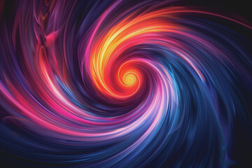 Fascinating color combinations Swirled together to create hypnotic, colorful abstract patterns.