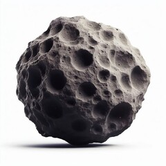 Asteroid Isolated In White Background  