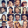 © ThurstanJam/peopleimages.com - Portrait, smile and collage of people, diversity and collection of men, confident and happy women. International, proud and face of group, travel and inclusion of world, global or together on montage
