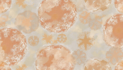 Wall Mural - seamless texture of ceramics and pottery with natural colors and soft lighting in high resolution