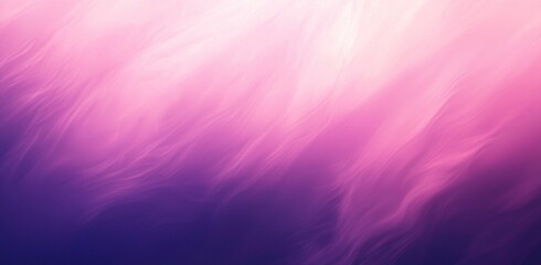 Wall Mural - abstract flowing fabric waves in soft pink and deep purple hues generative ai
