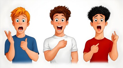 Fototapete - Collection of diverse pictogram icons showcasing a wide range of expressive human figures and gestures in a modern minimalistic two tone style  Ideal for commercial use web design user interfaces
