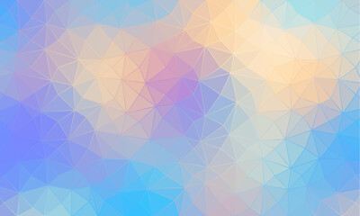 Aufkleber - Abstract 2D geometric colorful background. Lowpoly vector background