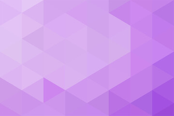 Mosaic triangle purple background. Gradient pixel polygonal background.