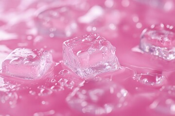 Poster - Ice Cubes Close Up