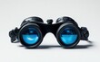 © Антон Федченко - High-tech night-vision goggles are showcased on a pristine white backdrop, highlighting their capability for superior visibility in dim environments
