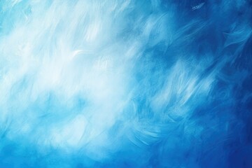 editable vector background of white cloud detail in a blue sky made using a gradient mesh