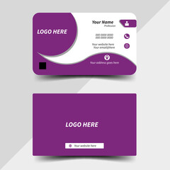 creative and modern business card design.