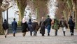 © l1gend - Row Of Migrant People Walking