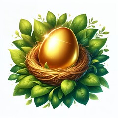 The golden egg in the nest