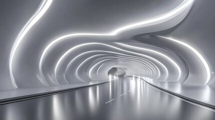 Canvas Print - Futuristic Tunnel Design