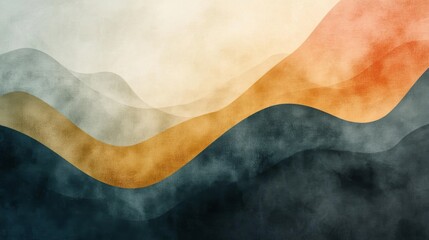 Canvas Print - Abstract Landscape Gradient