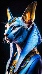 Wall Mural - Egyptian Mau Goddess 