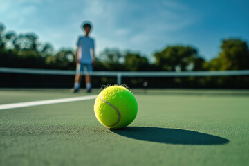 Active Sport Tennis From Tennis Ball To Tennis Court. People Love To Play Tennis