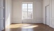 © Bouchra - A large room with white walls and a large window