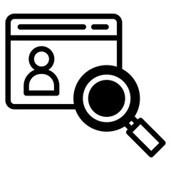 Business analysis icon