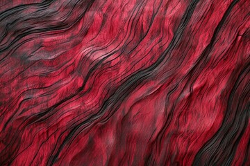 a red and black striped surface with a black and red pattern