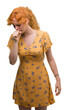 © Krakenimages.com - Young redhead woman feeling unwell and coughing as symptom for cold or bronchitis. Healthcare concept.