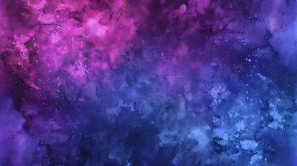 Canvas Print - Vibrant Abstract Background in Purple and Blue Shades