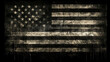 © Shaloom  - A black and white flag with stars and stripes
