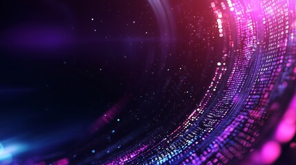 Wall Mural - a vibrant, abstract design featuring swirling colors and sparkling light effects, creating a dynamic