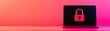 © Rossarin - A sleek laptop displays a digital padlock against a vibrant pink background, symbolizing cybersecurity and data protection.