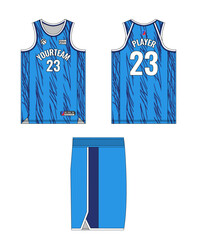 Poster - Basketball jersey template design, basketball uniform mockup design, vector sublimation sports apparel design, jersey basketball ideas.