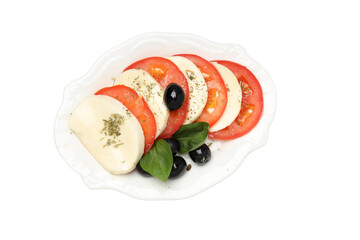 Wall Mural - PNG, Salad Caprese, isolated on white background