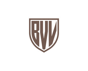 BVV Logo design vector template. BVV