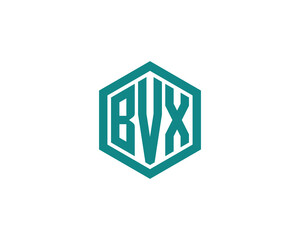 Sticker - BVX Logo design vector template. BVX