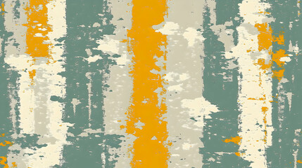 Wall Mural - Abstract background with yellow, green, and white vertical stripes.