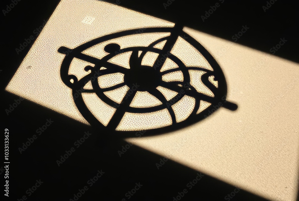 Cryptic Message Icon Hidden messages and symbols Shadows creating cryptic symbols or Stock ...