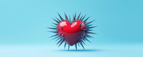 Sticker - Spiky Heart.