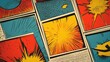 © Photock Agency - Vibrant Comic Book Explosion Patterns and Textures