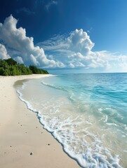 Poster - Tranquil beach with white sand